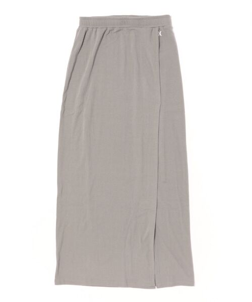 Hurley (ハーレー)の「【Hurley:ハーレー】レディーススリットロングスカート リブニットスカート RIB KNIT SKIRT(スカート・レディース・カーキブラウン/ヘザーグレー/ブラック・SMALL/MEDIUM/LARGE)」の9枚目の写真