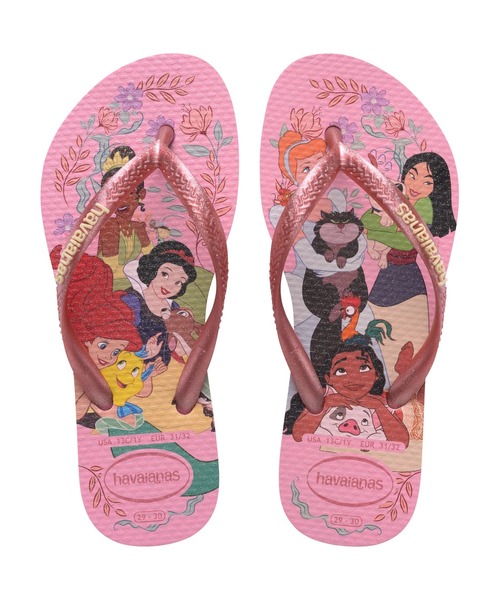 havaianas(ハワイアナス)の「KIDS SLIM PRINCESS(サンダル・キッズ・ブルー系/ベージュ系その他4/ピンク系9・16cm/17cm/18cm/19cm/20cm)」の3枚目の写真