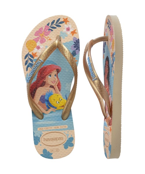 havaianas(ハワイアナス)の「KIDS SLIM PRINCESS(サンダル・キッズ・ブルー系/ベージュ系その他4/ピンク系9・16cm/17cm/18cm/19cm/20cm)」の5枚目の写真
