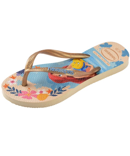 havaianas(ハワイアナス)の「KIDS SLIM PRINCESS(サンダル・キッズ・ブルー系/ベージュ系その他4/ピンク系9・16cm/17cm/18cm/19cm/20cm)」の6枚目の写真