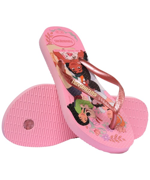 havaianas(ハワイアナス)の「KIDS SLIM PRINCESS(サンダル・キッズ・ブルー系/ベージュ系その他4/ピンク系9・16cm/17cm/18cm/19cm/20cm)」の10枚目の写真