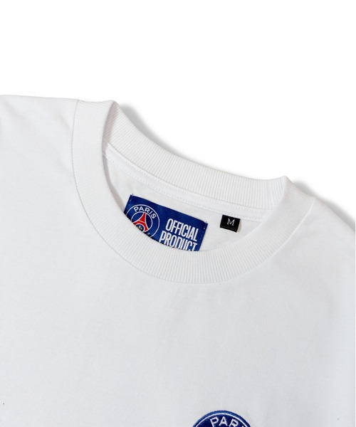 PARIS SAINT-GERMAIN(パリサンジェルマン)の「PSG-BACK LOGO SSTEE(Tシャツ/カットソー・メンズ・ブラック/ホワイト・M/XL/L)」の7枚目の写真