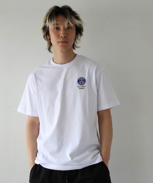PARIS SAINT-GERMAIN(パリサンジェルマン)の「PSG-BACK LOGO SSTEE(Tシャツ/カットソー・メンズ・ブラック/ホワイト・M/XL/L)」の12枚目の写真