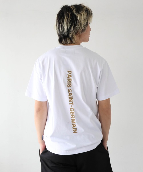 PARIS SAINT-GERMAIN(パリサンジェルマン)の「PSG-BACK LOGO SSTEE(Tシャツ/カットソー・メンズ・ブラック/ホワイト・M/XL/L)」の17枚目の写真