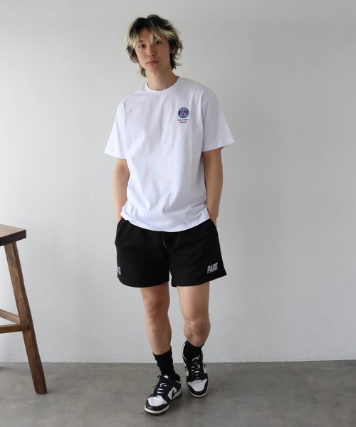 PARIS SAINT-GERMAIN(パリサンジェルマン)の「PSG-BACK LOGO SSTEE(Tシャツ/カットソー・メンズ・ブラック/ホワイト・M/XL/L)」の20枚目の写真