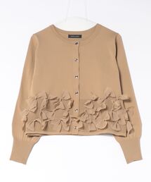 QUEENS COURT（クイーンズコート）の「ブルーミングリボンニットカーディガン（カーディガン/ボレロ）」