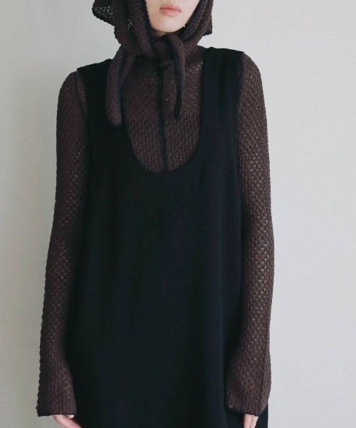 anuke(アンヌーク)の「anuke Uneck Loose Onepiece Uネックルーズワンピース/62620305(ワンピース・レディース・ブラック・38/36)」の3枚目の写真