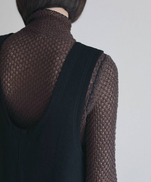 anuke(アンヌーク)の「anuke Uneck Loose Onepiece Uネックルーズワンピース/62620305(ワンピース・レディース・ブラック・38/36)」の9枚目の写真