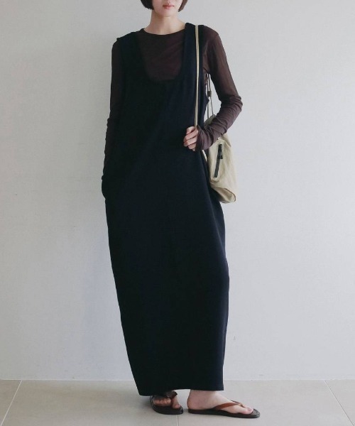 anuke(アンヌーク)の「anuke Uneck Loose Onepiece Uネックルーズワンピース/62620305(ワンピース・レディース・ブラック・38/36)」の10枚目の写真