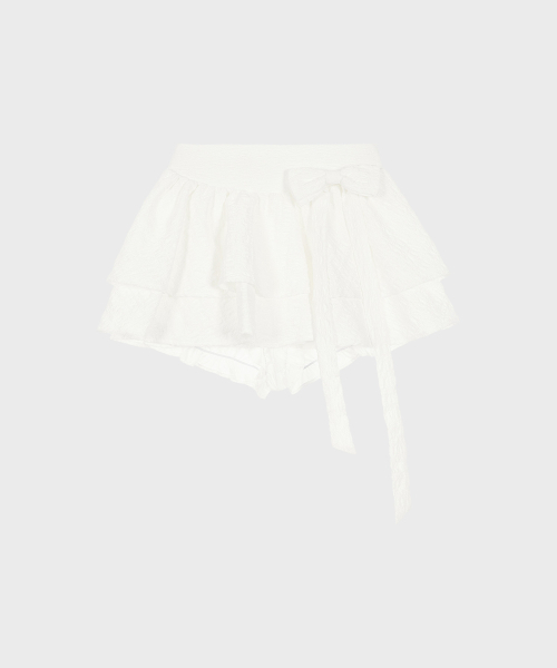 ALKI ALKA(アルキアルカ)の「Jacquard Mini Skirt (Ivory)(スカート・レディース・アイボリー・FREE)」の3枚目の写真