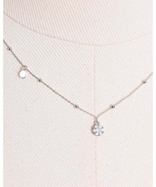 NOELA(ノエラ)の「ステーションチェーンビジューネックレス(ネックレス・レディース・ゴールド/シルバー・フリー)」の7枚目の写真