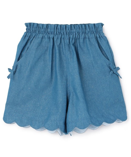 KP（ケーピー）の「ラメデニム ショートパンツ（その他パンツ・キッズ・ブルー/ネイビー・110cm/120cm/140cm/150cm/160cm/130cm）」の2枚目の写真