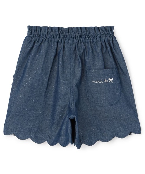 KP（ケーピー）の「ラメデニム ショートパンツ（その他パンツ・キッズ・ブルー/ネイビー・110cm/120cm/140cm/150cm/160cm/130cm）」の3枚目の写真