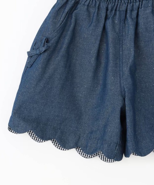 KP（ケーピー）の「ラメデニム ショートパンツ（その他パンツ・キッズ・ブルー/ネイビー・110cm/120cm/140cm/150cm/160cm/130cm）」の6枚目の写真