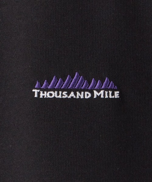 THOUSAND MILE（サウザンドマイル）の「THOUSAND MILE/サウザンドマイル SHORT SLEEVE PRINT T-SHIRT LOGO ロゴ刺繍 クルーネック半袖Tシャツ 2026年春夏（Tシャツ/カットソー・メンズ・ホワイト/ブラック・XS/M/L/XL）」の7枚目の写真