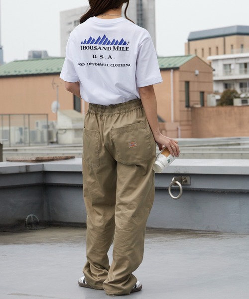 THOUSAND MILE（サウザンドマイル）の「THOUSAND MILE/サウザンドマイル SHORT SLEEVE PRINT T-SHIRT LOGO ロゴ刺繍 クルーネック半袖Tシャツ 2026年春夏（Tシャツ/カットソー・メンズ・ホワイト/ブラック・XS/M/L/XL）」の19枚目の写真