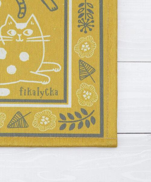 one'sterrace（ワンズテラス）の「FIKA 玄関マット（ラグ/マット・レディース・イエロー系8/アイボリー系8・99）」の5枚目の写真