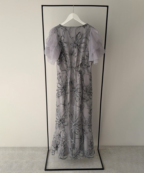junoah(ジュノア)の「シャギーレースマーメイドワンピース(ワンピース・レディース・グレー/ベージュ・LARGE/MEDIUM/SMALL)」の14枚目の写真