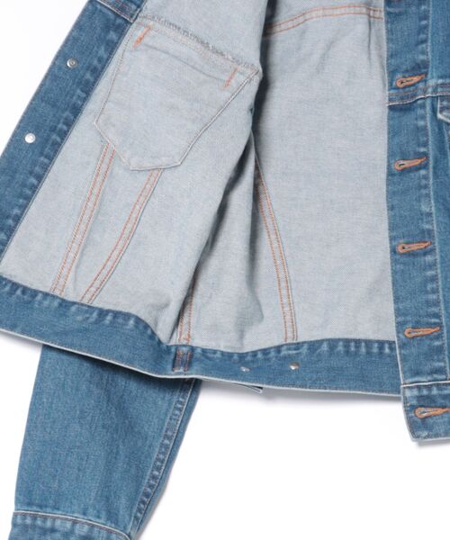 A.P.C.（アーペーセー）の「VESTE DION（デニムジャケット・レディース・ブルー・34/36/38）」の2枚目の写真