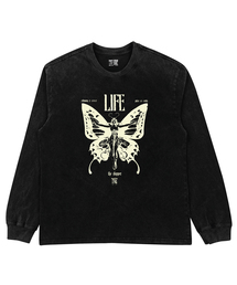 LIFE ピグメントダイングロングTシャツ