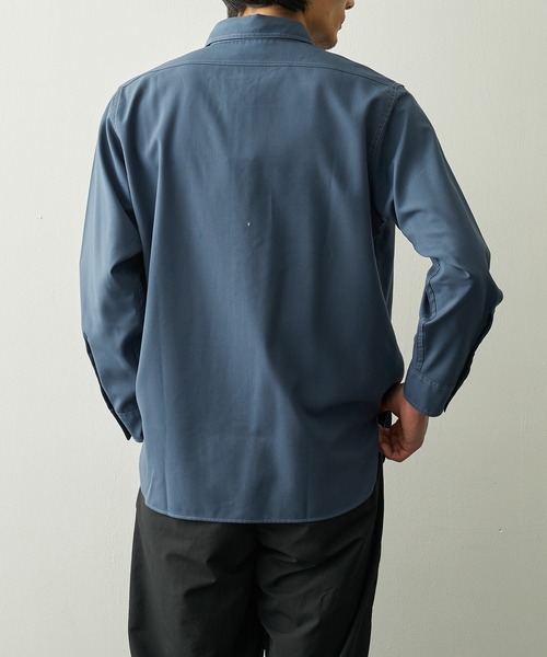 nanamica(ナナミカ)の「【nanamica/ナナミカ】Polyester Wool Field Shirt(シャツ/ブラウス・メンズ・グレー/ブルー・S)」の7枚目の写真