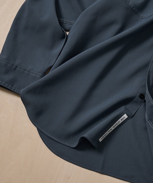 nanamica(ナナミカ)の「【nanamica/ナナミカ】Polyester Wool Field Shirt(シャツ/ブラウス・メンズ・グレー/ブルー・S)」の14枚目の写真