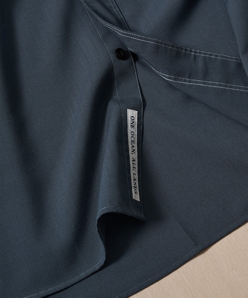 nanamica(ナナミカ)の「【nanamica/ナナミカ】Polyester Wool Field Shirt(シャツ/ブラウス・メンズ・グレー/ブルー・S)」の15枚目の写真