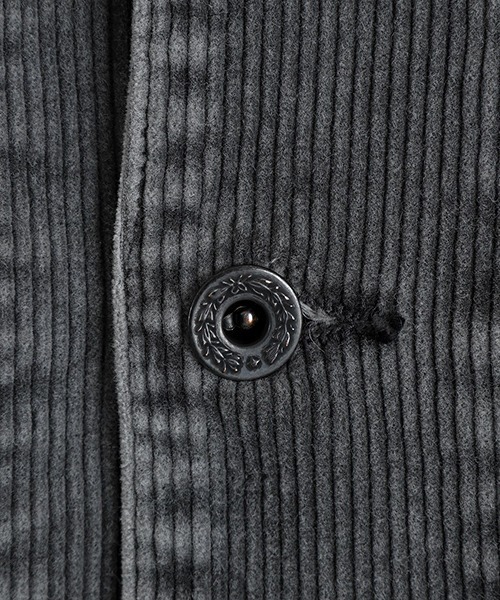 GOLD（ゴールド）の「GOLD / ゴールド：9W CORDUROY WORK COAT：25B-GL15738[MUS]（その他アウター・メンズ・グレー・L）」の3枚目の写真