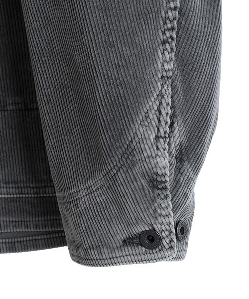 GOLD（ゴールド）の「GOLD / ゴールド：9W CORDUROY WORK COAT：25B-GL15738[MUS]（その他アウター・メンズ・グレー・L）」の5枚目の写真