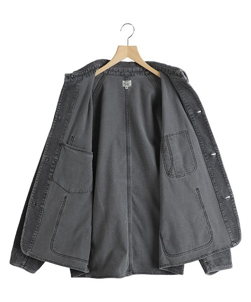 GOLD（ゴールド）の「GOLD / ゴールド：9W CORDUROY WORK COAT：25B-GL15738[MUS]（その他アウター・メンズ・グレー・L）」の6枚目の写真