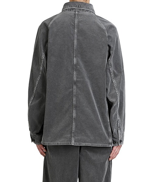 GOLD（ゴールド）の「GOLD / ゴールド：9W CORDUROY WORK COAT：25B-GL15738[MUS]（その他アウター・メンズ・グレー・L）」の11枚目の写真