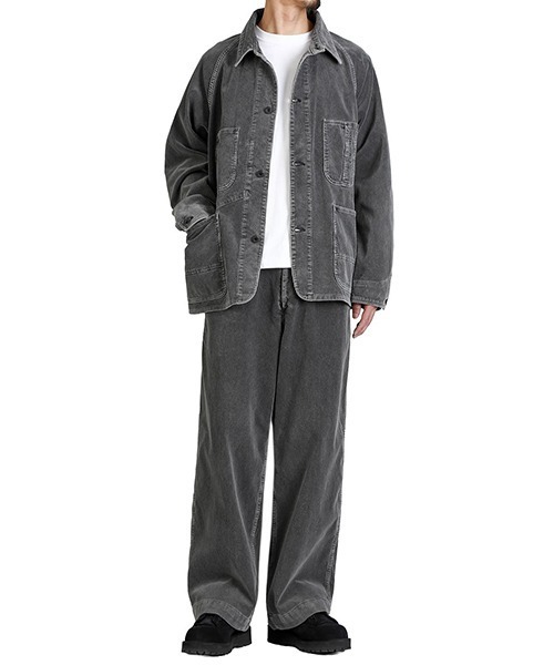 GOLD（ゴールド）の「GOLD / ゴールド：9W CORDUROY WORK COAT：25B-GL15738[MUS]（その他アウター・メンズ・グレー・L）」の12枚目の写真