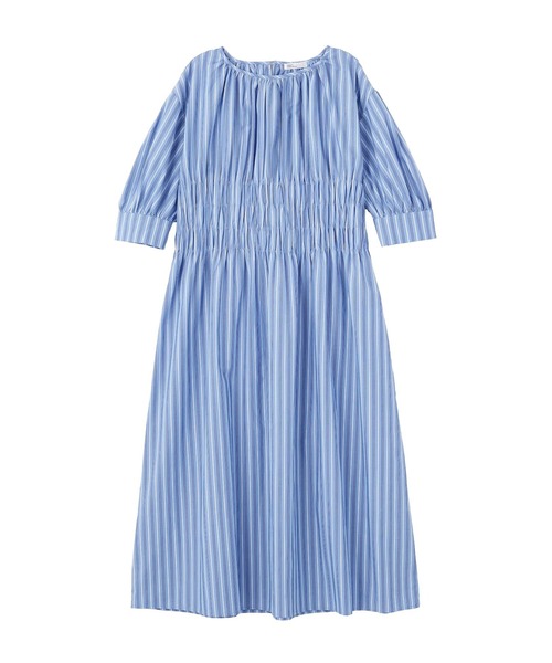 CRAFT STANDARD BOUTIQUE(クラフトスタンダードブティック)の「インド製 ハーフスリーブシャーリングワンピース ◆(ワンピース・レディース・レッド/ブラック/ストライプ・FREE)」の14枚目の写真
