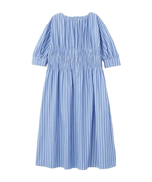 CRAFT STANDARD BOUTIQUE(クラフトスタンダードブティック)の「インド製 ハーフスリーブシャーリングワンピース ◆(ワンピース・レディース・レッド/ブラック/ストライプ・FREE)」の15枚目の写真