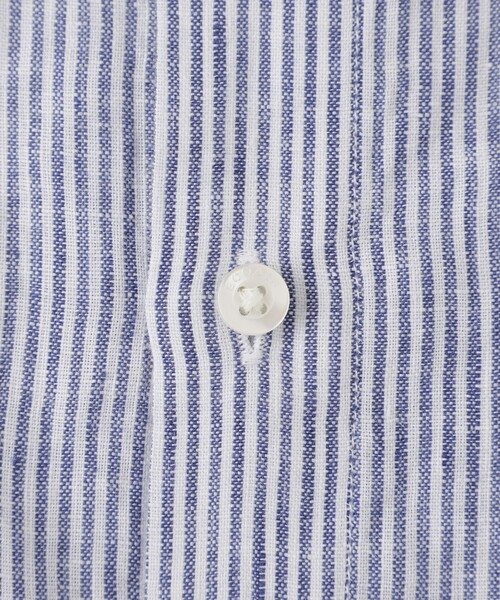 ECOALF(エコアルフ)の「ALFREDO シャツ / ALFRED LINEN STRIPES MAN(シャツ/ブラウス・メンズ・グリーン系その他/ブルー系その他4・M/L)」の6枚目の写真