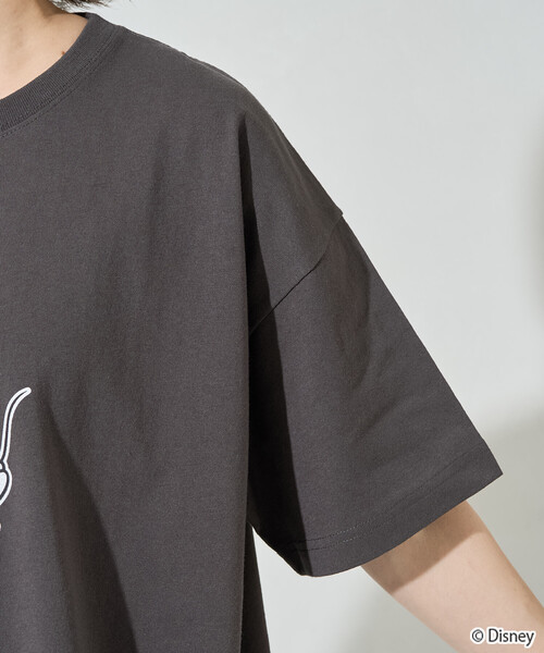 FREAK'S STORE（フリークスストア）の「限定展開　別注/Minnie Mouse/ミニーマウス/半袖 Tシャツ（Tシャツ/カットソー・レディース・ライトグレー/ブラウン/ピンク/ナチュラル/ブラック・ﾌﾘ-）」の16枚目の写真
