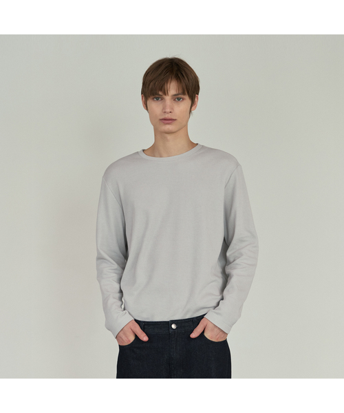 MINDBRIDGE(マインドブリッジ)の「ドゥグッド_ニットライクTシャツ - 4カラー(Tシャツ/カットソー・メンズ・ブラック/オフホワイト/グレー/ブラウン・100/105/110/95)」の3枚目の写真