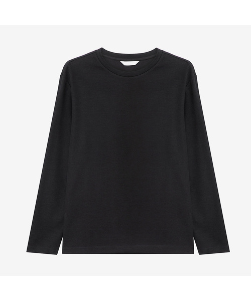 MINDBRIDGE(マインドブリッジ)の「ドゥグッド_ニットライクTシャツ - 4カラー(Tシャツ/カットソー・メンズ・ブラック/オフホワイト/グレー/ブラウン・100/105/110/95)」の1枚目の写真