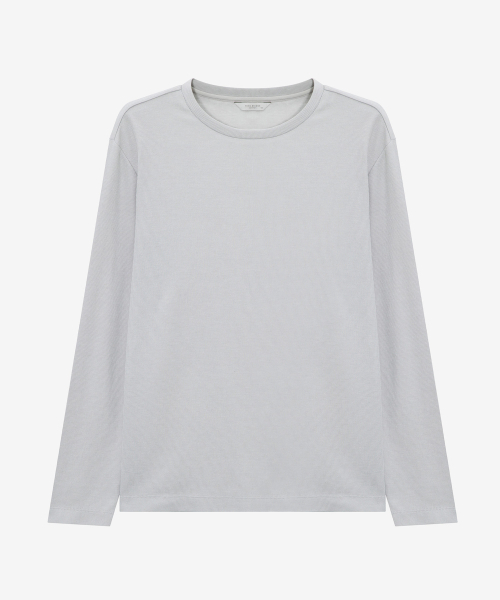 MINDBRIDGE(マインドブリッジ)の「ドゥグッド_ニットライクTシャツ - 4カラー(Tシャツ/カットソー・メンズ・ブラック/オフホワイト/グレー/ブラウン・100/105/110/95)」の7枚目の写真