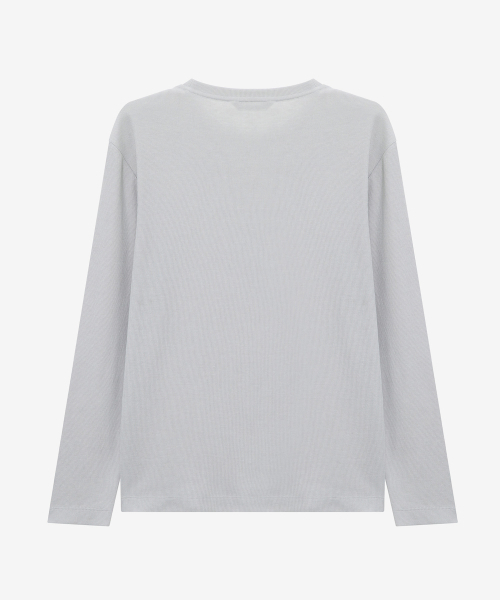 MINDBRIDGE(マインドブリッジ)の「ドゥグッド_ニットライクTシャツ - 4カラー(Tシャツ/カットソー・メンズ・ブラック/オフホワイト/グレー/ブラウン・100/105/110/95)」の8枚目の写真