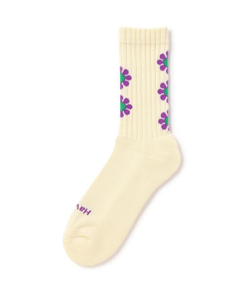 ROSTER SOX(ロスターソックス)の「ROSTER SOX/ロスターソックス PEACE SOCKS(ソックス/靴下・メンズ・イエロー/ピンク/ブルー・2/1)」の3枚目の写真