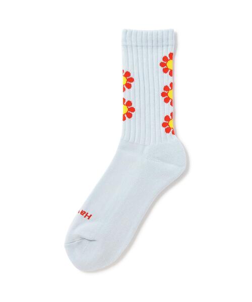 ROSTER SOX(ロスターソックス)の「ROSTER SOX/ロスターソックス PEACE SOCKS(ソックス/靴下・メンズ・イエロー/ピンク/ブルー・2/1)」の2枚目の写真