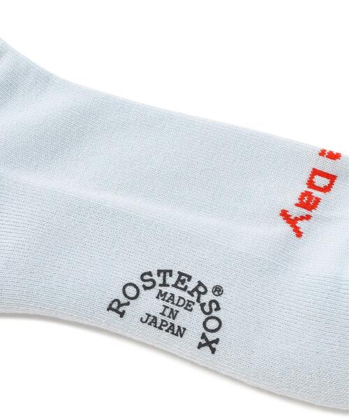 ROSTER SOX(ロスターソックス)の「ROSTER SOX/ロスターソックス PEACE SOCKS(ソックス/靴下・メンズ・イエロー/ピンク/ブルー・2/1)」の7枚目の写真