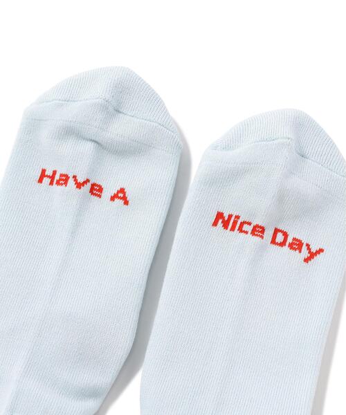 ROSTER SOX(ロスターソックス)の「ROSTER SOX/ロスターソックス PEACE SOCKS(ソックス/靴下・メンズ・イエロー/ピンク/ブルー・2/1)」の9枚目の写真