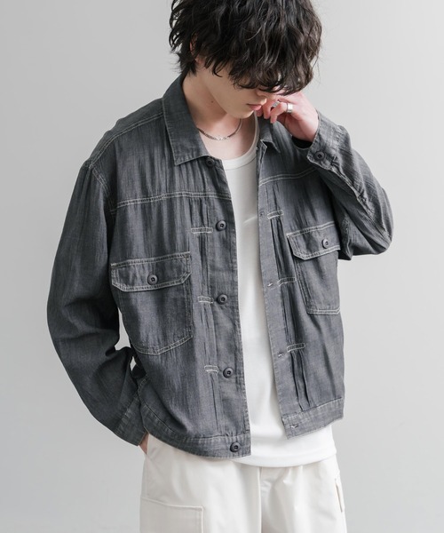 KRIFF MAYER オーバーサイズエアーライトデニムジャケット 2545101