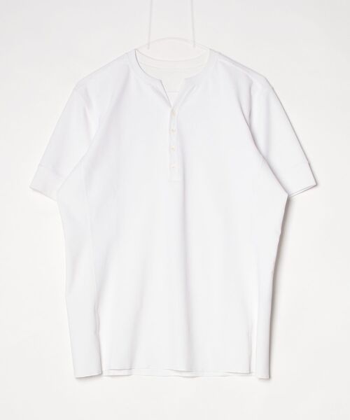 1 piu 1 uguale 3（ウノピゥウノウグァーレトレ）の「S/S HENRY（Tシャツ/カットソー・メンズ・ホワイト/ブラック・LARGE）」の4枚目の写真