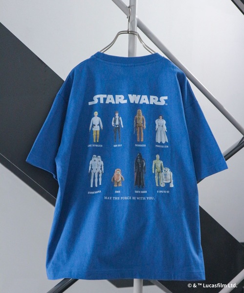 STAR WARS(スターウォーズ)の「【STAR WARS/スター・ウォーズ】プリントTシャツ(Tシャツ/カットソー・レディース・ホワイト/ブルー/ブラック・LARGE/MEDIUM)」の3枚目の写真