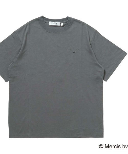 ALPEN / SPORTS DEPO SELECT（アルペンスポーツデポセレクト）の「ノーブランド  miffy バックグラフィックTシャツ(フラワー)（Tシャツ/カットソー・レディース・ダークグレー/ベージュ・XL/S/M/L）」の3枚目の写真
