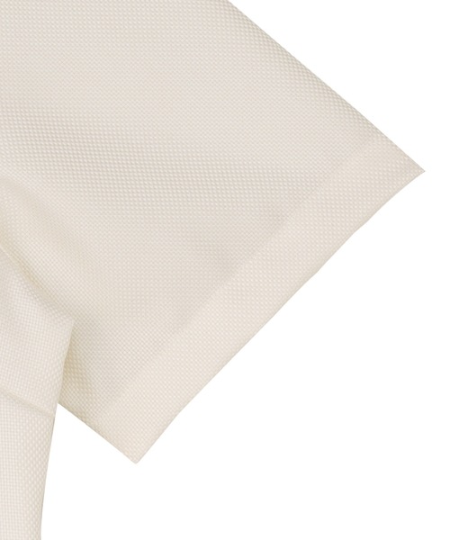TOKYO SHIRTS(トウキョウシャツ)の「【超形態安定】【接触冷感】形態安定ノンアイロン レギュラー 半袖ビジネスワイシャツ(ビジネスシャツ・レディース・イエロー・M/L/S/LL/XL)」の4枚目の写真