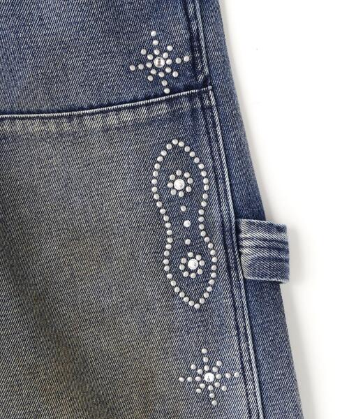 DANKE SCHON(ダンケシェーン)の「DankeSchon/ダンケシェーン/STUDS W-KNEE SHORTS DENIM(デニムパンツ・レディース・その他4・M/L)」の11枚目の写真